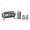 803110010K10 In-line fuel filter element and housing kit stainless steel 10 micron -10AN 110mm. Universal - image 1