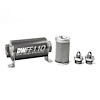 803110010K6 In-line fuel filter element and housing kit stainless steel 10 micron -6AN 110mm. Universal - image 1
