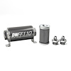 803110040K6 In-line fuel filter element and housing kit stainless steel 40 micron -6AN 110mm. Universal - image 1