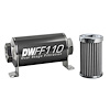 803110100K In-line fuel filter element and housing kit stainless steel 100 micron -10AN 110mm. Universal - image 1