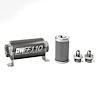 803110100K6 In-line fuel filter element and housing kit stainless steel 100 micron -6AN 110mm. Universal - image 1
