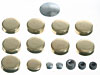 Brass Freeze Plug Kit 1960-2003 Chrysler/Mopar Small Block V8 - image 1