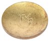 Brass Disc Freeze Plug - image 2