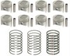 Cast Piston Set w/Prem. Rings - image 2