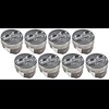 DDP Piston Kit 350 SB-Chevy Flat Top Piston 4 Valve Reliefs - image 1