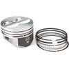DDP Piston Kit 350 SB-Chevy Flat Top Piston 4 Valve Reliefs - image 2