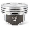 DDP Piston Kit 350 SB-Chevy Flat Top Piston 4 Valve Reliefs - image 3