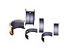 Coated Main Bearings SB-Chevy - 350 2.448" Journal Standard - image 1