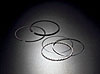 Cast Piston Ring Set Oversize: .000"