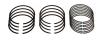 Standard Piston Ring Set for International 304, 345 ci. V8 Engines [Std. Bore] - image 1