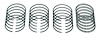 Cast Piston Ring Set for V8 Engines w/3.800 in. Bore (+.030 in.) - image 1