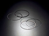 Moly Piston Ring Set - 4 Cylinder Oversize: .000" - image 1