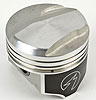396ci Aluminum Closed Chamber Stock-Type Pistons, .030" Overbore Piston Bore: 4.124" - image 1