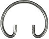 LR63 Round Wire Lock Ring, O.D.: 1.090", Thickness: .071" - image 1