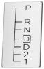 4-Speed Shifter Indicator Lens 1963-1964 Chevy Corvette - image 1