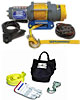 Terra 25SR Winch & Accessory Kit Includes Winch, Pulley Block, Bow Shackle, Strap, Gloves & Bag - image 1