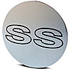 Center Cap Chrome w/Black SS Logo ZR1 Style (ea.) - image 1