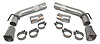 Stainless Steel Axle-Back Exhaust System 2010-14 Camaro 6.2L - image 1