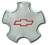 Center Caps Chrome 10-Spoke w/Bow-Tie Logo - image 1