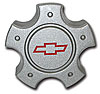 Center Caps Painted 10-Spoke w/Bow-Tie Logo - image 1