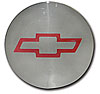 Center Caps Chrome ZR1-Style w/Flat Bow-Tie Logo - image 1