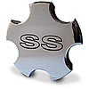 Center Cap Chrome w/Black SS Logo 10-Spoke - image 1