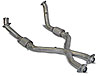 PowerFlo-X Crossover Pipe Full Assembly 1996-98 4.6 SOHC/DOHC Mustang w/Cats - image 1