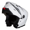 JB1MD Journey Bandit Motorcycle Helmet [White, Medium] - image 2