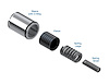 124740-68K 4-5-6 Sleeved Accumulator Piston Kit, 6T70 (Gen. 2)/6T75 (Gen. 2)/6T80 (Gen. 2) - image 1