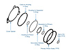 28821-10SK Replacement Seal Kit, Powerglide - image 1