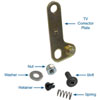 TV Cable Corrector Bracket Kit GM 200, 200-4R, 200C, 700R4/4L60, Ford AOD