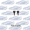 Hood To Grille Bumpers 37 Chevrolet - image 1