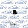 Taillight Wire Through Floor Grommet 37-38 Chevrolet - image 1