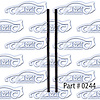 Vent Window Division Post Seal 40 Chevrolet - image 1