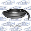 Trunk weatherstrip 38-40 Chevrolet Coupe, Pontiac - image 1