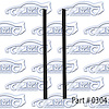 Vent Window Division Post Seals 37-38 Chevrolet, Oldsmobile, Pontiac - image 1
