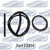 WINDSHIELD GASKET W/CHROM - image 1