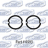 Park Lens Gaskets 53 Chevrolet - image 1