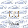 Taillight Gaskets 49-50 Chevrolet - image 1