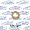 License Lens Gasket 49-50 Chevrolet - image 1