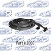Door Weatherstrip With Clips and Molded Ends 55-57 Chevrolet, Pontiac, 2 Door Hardtop Convertible - image 1
