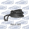 Door Weatherstrip With Clips, Without Molded Ends 55-57 Chevrolet, Pontiac, 2 Door Hardtop Convertible - image 1