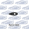 Antenna Base Gasket 55-57 Chevrolet, Pontiac - image 1