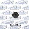 Firewall Grommet 55-57 Chevrolet All, Pontiac, Olds - image 1