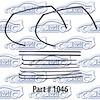 Window Weatherstrip Replacement Style With Division Bar and Window Channel - image 1