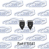 Door Bumpers 55-57 Chevrolet 150 210 Bel Air, Pontiac, Oldsmobile, All Station Wagons, 4 Door Sedan Station Wagon - image 1