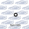 Gear Tube Grommet 55-57 And 59-60 Chevrolet Pontiac, Oldsmobile - image 1
