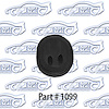 Lower Speedo Cable Wiring Harness Grommet 55-57 Chevrolet, Pontiac 2 Door 4 Door Hardtop Sedan Convertible Station Wagon - image 1