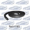 Inner to Outer Fender Seals 57-60 Chevrolet - image 1
