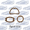 Lens Gasket Kit Parklight, Backup Light, Taillight - image 1